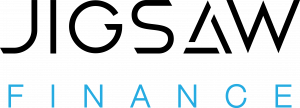 Jigsaw Finance logo black rev black cyan